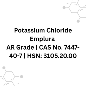 Potassium Chloride Emplura AR Grade CAS No. 7447-40-7 HSN 3105.20.00